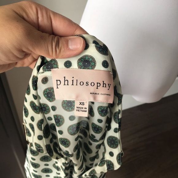 Philosophy sheer blouse - Picture 6 of 7